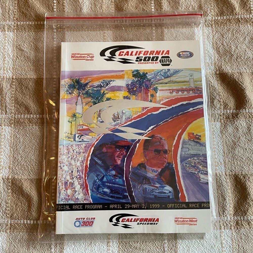 CALIFORNIA 500 NASCAR Winston Cup Series Program